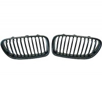 Grilles calandre BMW Serie 5 F10 F11 10-13 - Carbone noir