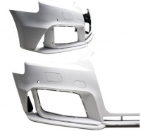 Pare choc avant AUDI A3 8V 12-16 - Look RS3 - Noir chrome AB - PDC