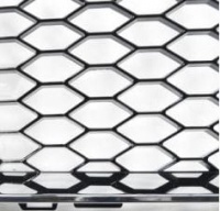 Grille calandre Audi A4 B9 modele 15-19 - look RS - Noir Chrome