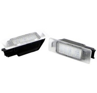 Pack LED plaque immatriculation PEUGEOT