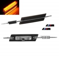 Clignotants repetiteurs LED dynamiques BMW E82 E88 E60 E90 E92 - Noir fume