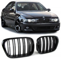 Grilles calandre BMW Serie 5 E39 95-03 - Noir brillant look M5