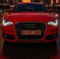 2 Phares avant LED AUDI A1 LED 10-15  Noir
