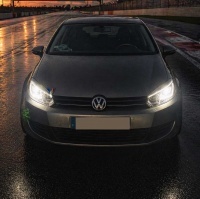 2 Phares halogene VW GOLF 6 fullLED 08-13 look facelift G8 silver - dynamiques