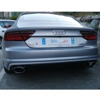 Diffuseur arriere AUDI A7 sline S7 4G facelift phase 2 14-17 - Look RS7