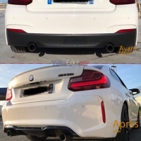 Pare choc arriere BMW Serie 2 F22 2013-2017 - look M2