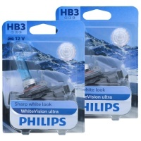 Pack 2 ampoules Philips HB3 9005 WhiteVision Ultra