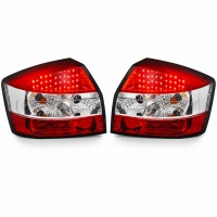 2 Feux arrière Audi A4 B6 2000-2004 - LED - Fumé Rouge