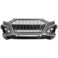 Pare choc avant AUDI A4 B9 20-24 - Look RS4 - Noir - PDC - ACC