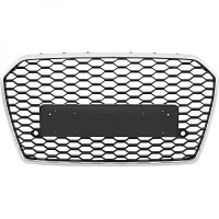 Grille calandre Audi A6 C7 14-18 - Noir Chrome - look RS6