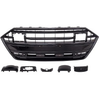 Calandre avant look S7 noir brillant avec PDC et ACC pour Audi A7 18-24