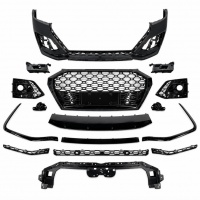 Pare choc avant look RSQ5 noir brillant avec PDC et lave-phares pour Audi Q5 II FY 20-25