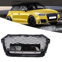 Grille calandre Audi A1 8X 15-18 - Nid d'abeille RS1 quattro - Noir