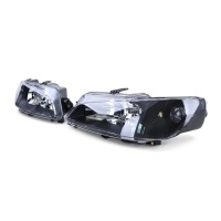 2 Phares pour Peugeot 306 - H7 - Noir