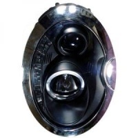 2 Phares avant Mini R50-52-53 Angel Eyes 01-06 - Noir