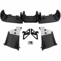 Diffuseur arrière look GP noir pour double sortie centrale MINI R56 / R57 / R58 07-13