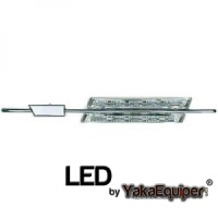 Clignotants repetiteurs LED d'aile BMW Serie 3 E90 E91 05-08 M-Look - Chrome