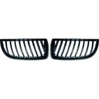 Grilles calandre BMW Serie 3 E90 E91 05-08 - style Carbone