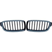 Calandre avant avec LED pour BMW Série 3 F30 / F80 12-18 - Noir brillant