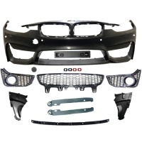 Pare choc avant look M3 avec PDC pour BMW Série 3 F30 / F80 11-18