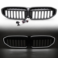 Calandre avant look Performance simple barre avec LED pour BMW Série 3 G20 / G28 / G80 19-22