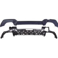 Diffuseur arrière look M-Performance noir brillant pour BMW Série 3 G20 / G21 340i 19-22