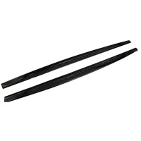 Extensions Bas de caisse look M-Performance noir brillant pour BMW Série 5 F10 10-17