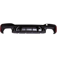 Diffuseur arrière look Sport-Competition noir brillant pour BMW Série 5 G30 / G38 M-Tech 17-24