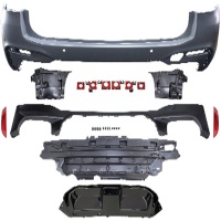 Pare choc arrière look CS noir brillant avec PDC pour BMW Série 5 G31 Touring 17-20