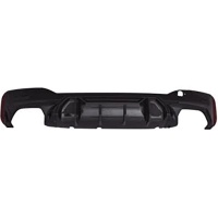 Diffuseur arrière look Competition noir brillant imitation carbone pour BMW Série 5 G30 / G38 M-Tech 17-24