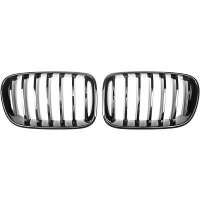 Grilles calandre BMW X3 F25 10-14 look Mperf - Noir Brillant