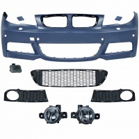 Pare choc avant BMW Serie 1 E82 E88 coupe cab 2007 look M - PDC