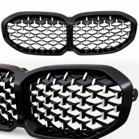 Calandre avant look Diamant noir brillant pour BMW Série 1 F40 20-24