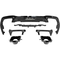 Diffuseur arrière look M-Tech noir brillant pour BMW Série 2 F44 19-24