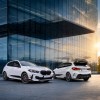 Kit aéro look M-Performance noir brillant pour BMW Série 1 F40 M-Tech 20-24