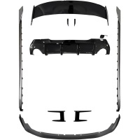 Kit aéro look M-Performance noir brillant pour BMW Série 1 F40 M-Tech 20-24
