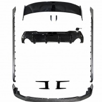 Kit aéro look M-Performance imitation carbone pour BMW Série 1 F40 M-Tech 20-24