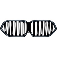 Calandre avant look M-Tech noir brillant à LED double barre avec caméra pour BMW X6 G06 LCI 24-26