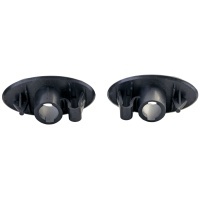 2 Clignotants d'aile Peugeot 107 206 307 407 Partner - gris
