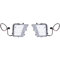 2 Feux de jour LED - VW Polo 6R 6C look rally cup - Blanc