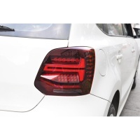 2 Feux arriere VW Polo 6R 6C dynamiques - fullLED look lazer - Rouge Cerise
