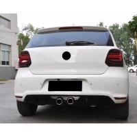 2 Feux arriere VW Polo 6R 6C dynamiques - fullLED look lazer - Rouge Cerise
