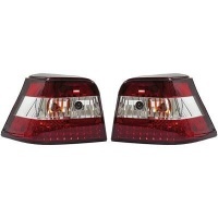2 Feux arriere VW Golf 4 LED (1J) - Clair