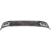 Diffuseur arriere double look Rline VW GOLF 7 facelift 17+