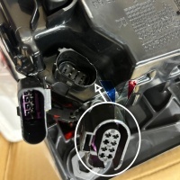 2 Feux arriere dynamiques VW Golf 8 20-24 - LED look IQ - Rouge