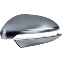 Coques retroviseur Argent Mat pour VW GOLF 7 12-21 look alu