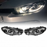 2 Phares fullLED avant VW Scirocco xenon AFS - 08-14  - Noir