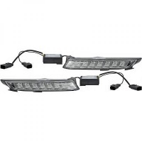 2 Feux de jour LED DRL Ready - VW Scirocco 14-17 R + cligno - Blanc