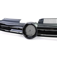 Grille calandre VW Golf 6 (VI) - look R - Noir