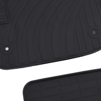 Lot de 4 tapis de sol caoutchouc pour Peugeot 208 12-19